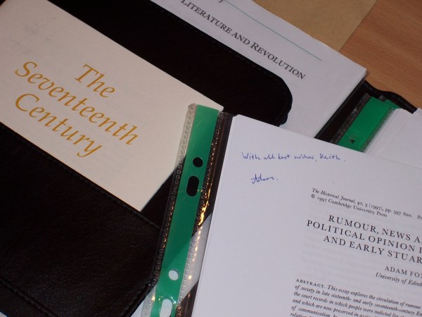 Autograph from Dr. Adam Fox