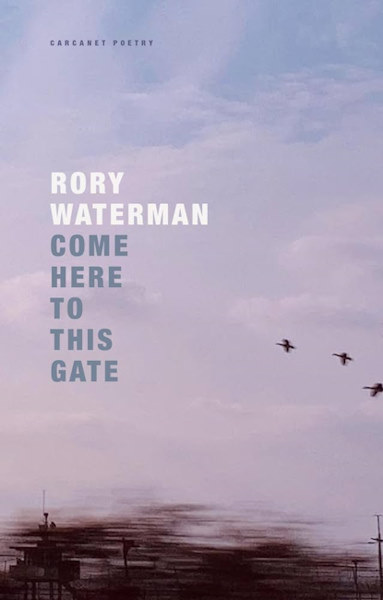 Cover for Rory Waterman's Come Here to This Gate (Carcanet Poetry, 2024)